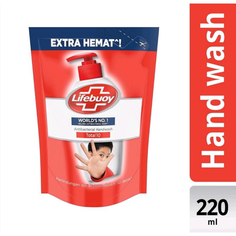 220ml Sabun Cuci TANGAN Lifebuoy Hand Wash