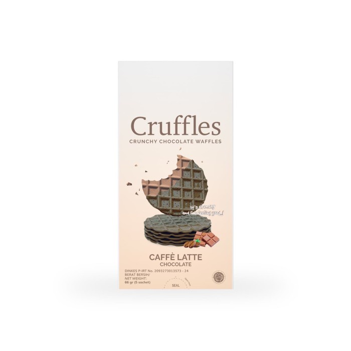 

COKELAT- D'LANIER CAFFE LATTE CHOCOLATE CRUFFLES -COKELAT.