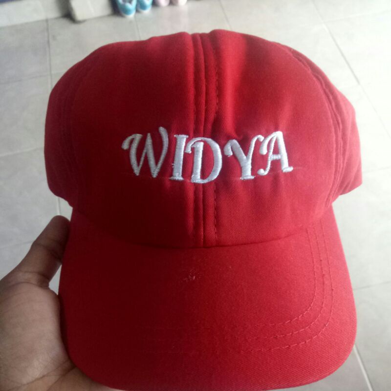 PS - Topi Bordir Nama WidyaDika dan Masker Rambut