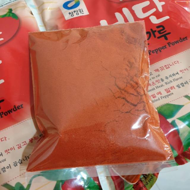 

bubuk cabe korea gochugaru KASAR 500g repack Chung Jung One
