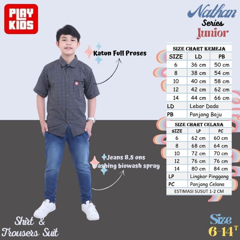 Shirt & Trousers Suit Nathan Series Junior by Playkids