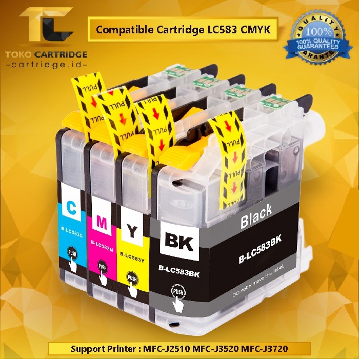 Cartridge Bro LC 583 LC583 LC-583 1 SET Cyan Magenta Yellow Black