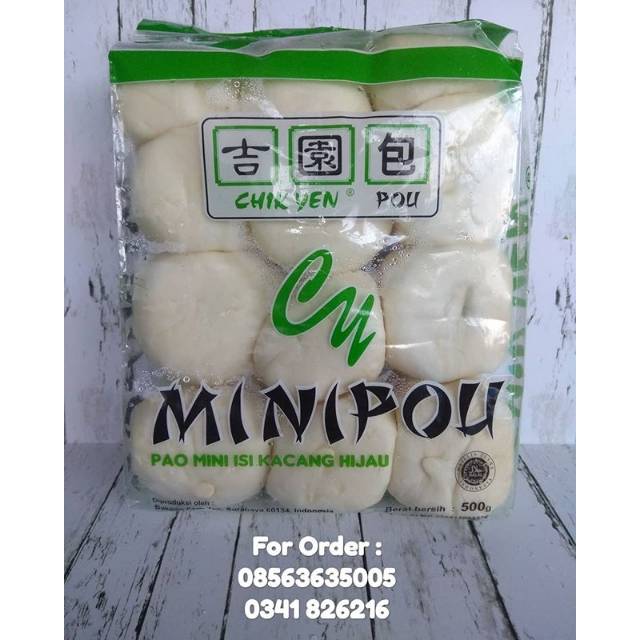 

MINIPOU CHIK YEN - PAO MINI ISI KACANG HIJAU