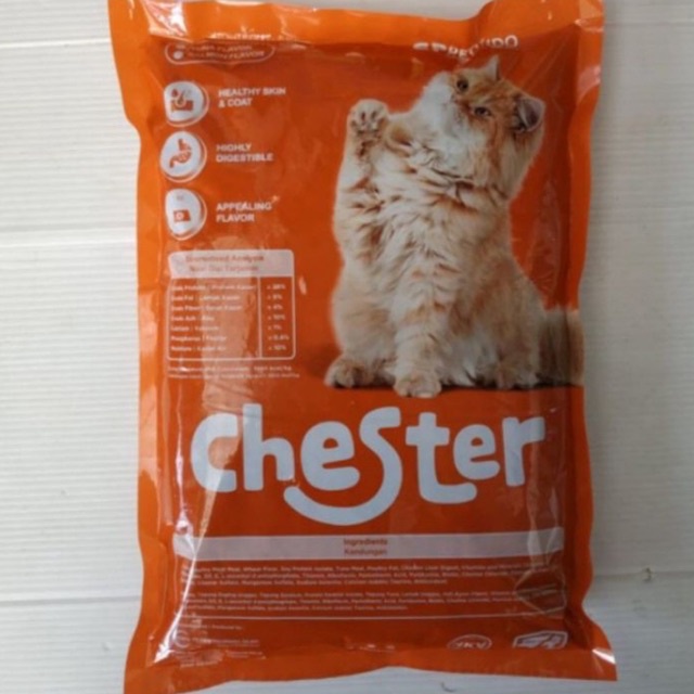 Chester Tuna Cat Food 1kg makanan kering kucing