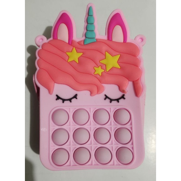 TAS ANAK PONY POP IT JELLY/ NEW SLING BAG POP IT MUAT HP-PONI PINK MUDA