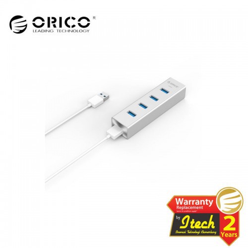 ORICO H4013-U3-SV Alumunium 4 Ports USB3.0 HUB