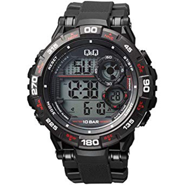 Jam Tangan Pria Casual Sporty Rubber Digital Original Q&amp;Q QnQ QQ M174 M174J Series