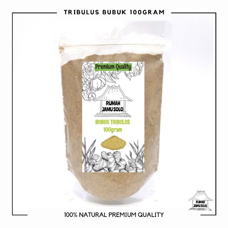 

RUMAH JAMU SOLO - Premium Quality 100gram Tribulus bubuk rempah herbal