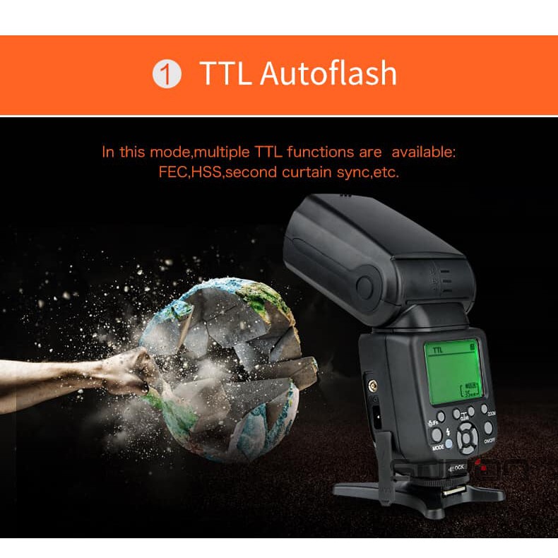 TR-988 Flash Triopo (Dual TTL & HSS) for Canon / Nikon - [ Afstore ]