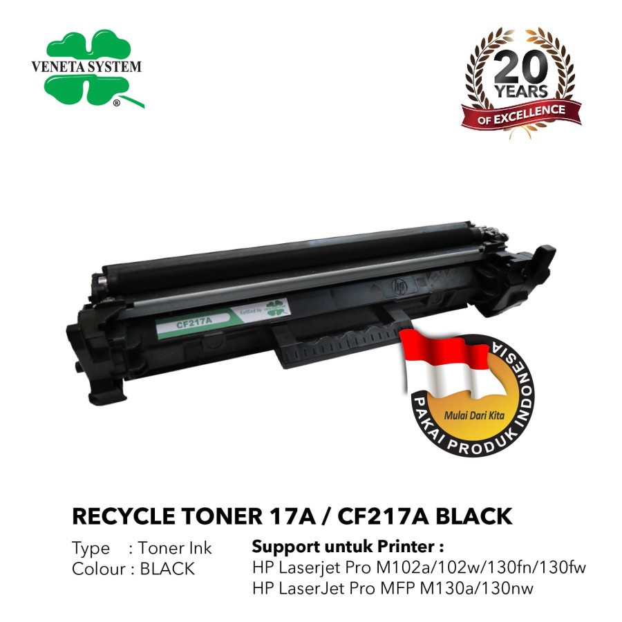 Toner Cartridge Remanufactured HP 17A CF217A - HP M102 M130