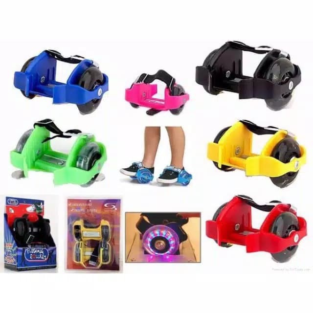 Flashing Roller skate LED sepatu roda anak dan dewasa sporty trendy