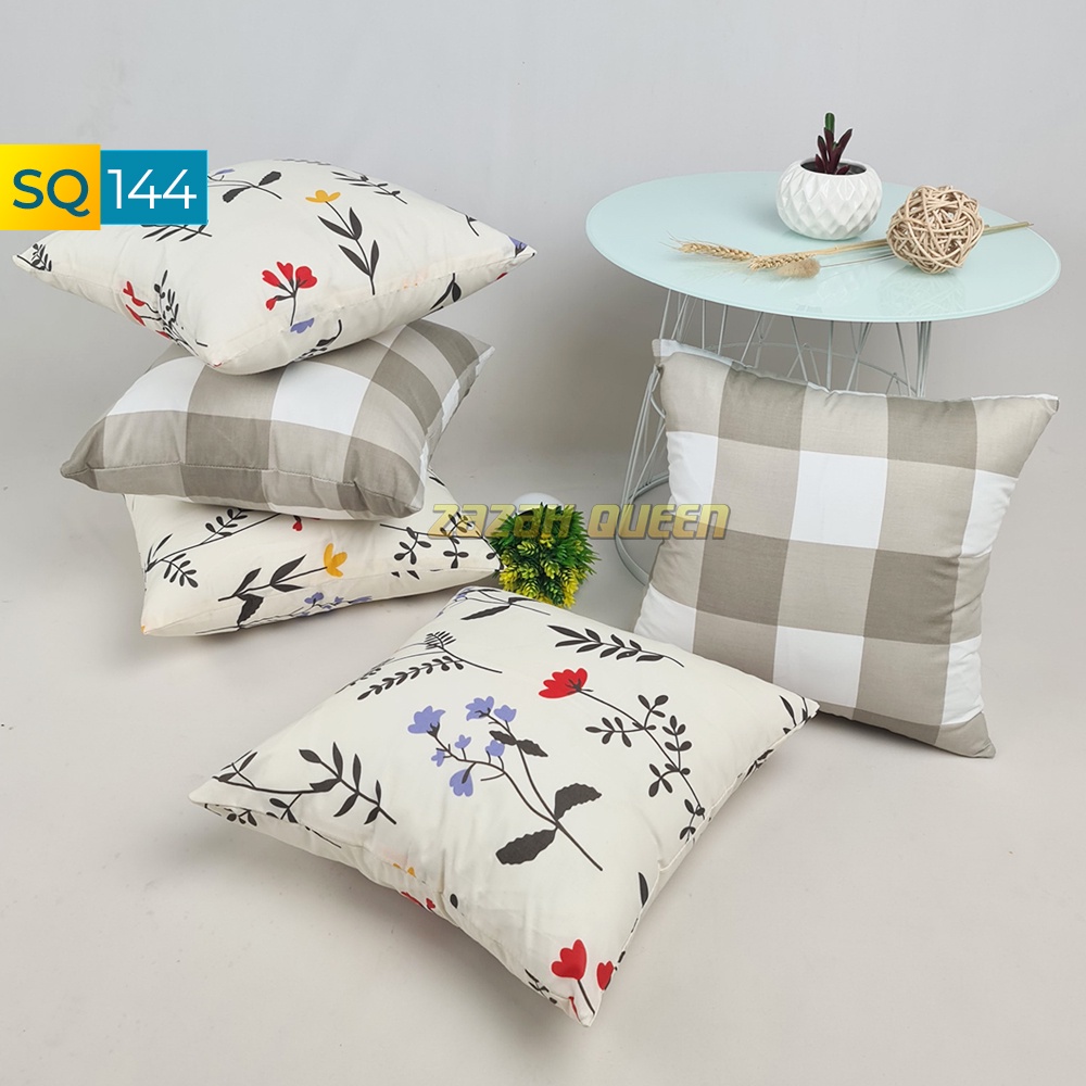 Paket Sarung Bantal Sofa Kursi Minimalis 40 x 40 cm - SQ-144