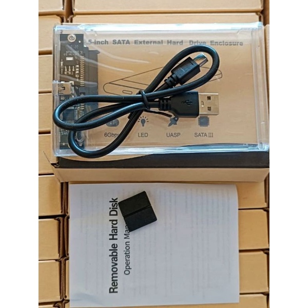 Casing Hardisk Eksternal HDD SSD Eksternal case 2,5 inch USB 2.0