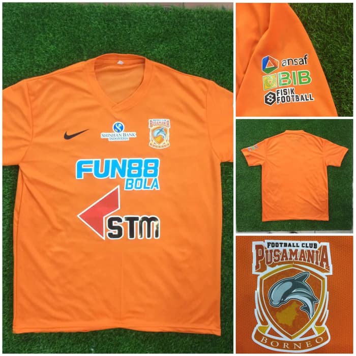 Jual ORANGE jersey borneo fc home liga 1 indonesia gradeori 2018 2019 Berkualitas
