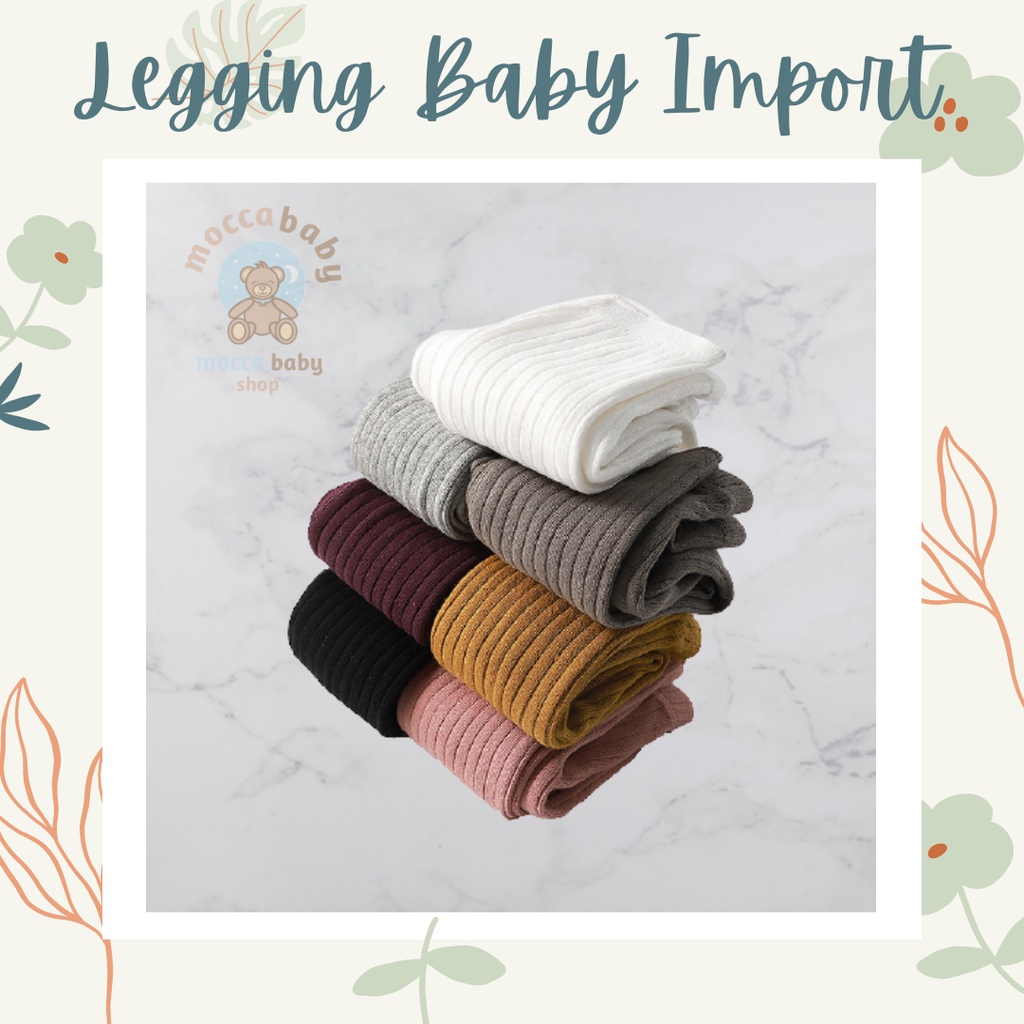 MBSS Legging Bayi Perempuan / Legging Anak / Kaos Kaki Panjang Bayi / GWYNETH