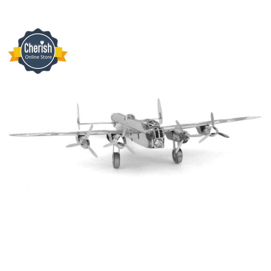 Puzzle Metal 3D Miniatur Pesawat AVRO LANCASTER BOMBER MB-019