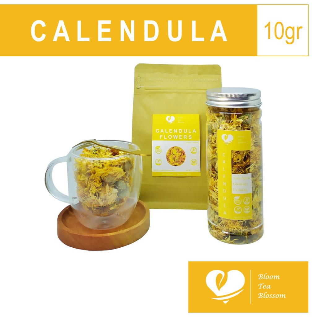 GLARANADI - Teh Bunga Memelihara Kesehatan Kulit / Calendula Kering (Calendula Tea) 10 g