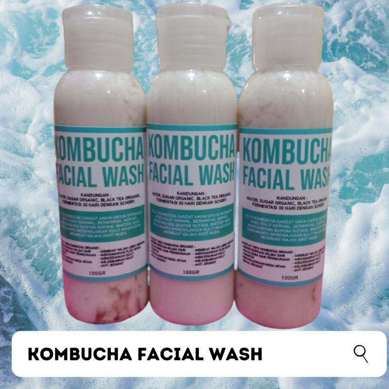 KOMBUCHA FACIAL WASH FULL HERBAL 100ML