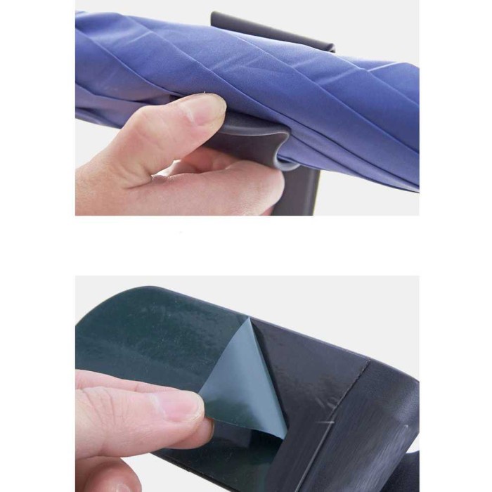 Gantungan Payung Mobil Umbrella Hook Holder Self-adhesive - Hitam