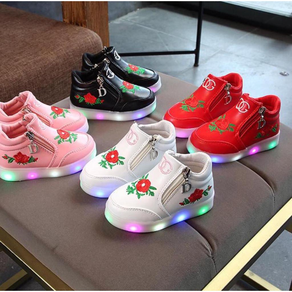 Sepatu Anak Fashion Flower Mewah Import Size 21 30 bisa Sepatu Anak Fashion Flower Mewah Import Size 21 30 bisa
