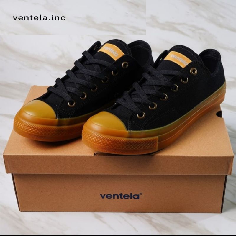 Ventela 70s low black gum