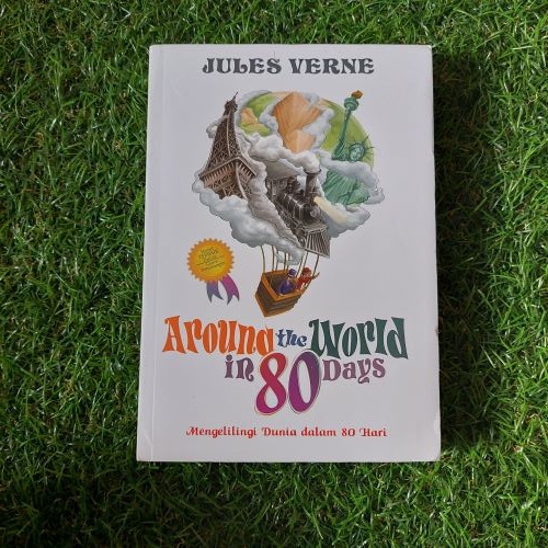 Novel : Around the World in 80 Days (Mengelilingi Dunia dalam 80 Hari) : Novel Terjemahan : Buku Fis