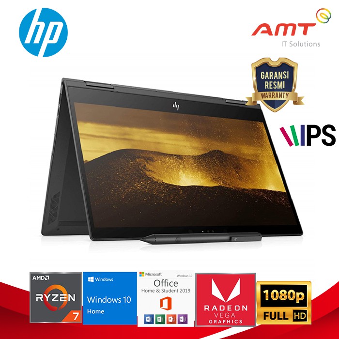 HP ENVY x360 Laptop 13-ay0006au Ryzen7-4700U 16GB SSD512 14" FHD Touch