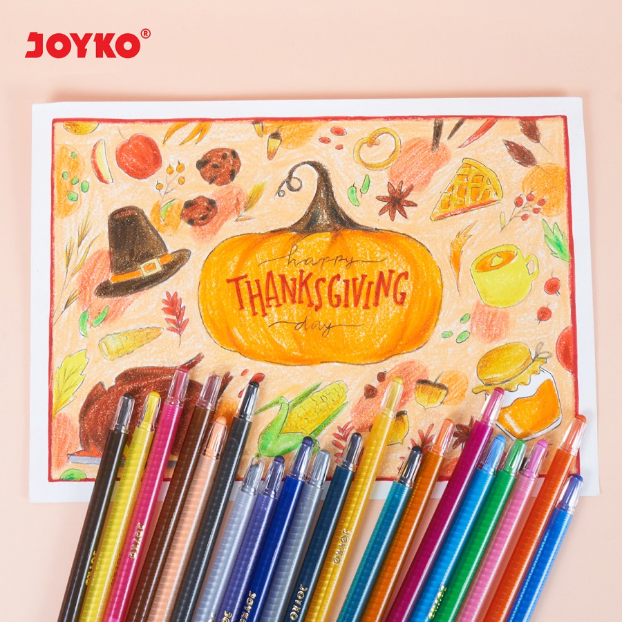 

Crayon Putar Titi / Twist Crayon Joyko TWCR Set 24 RB9