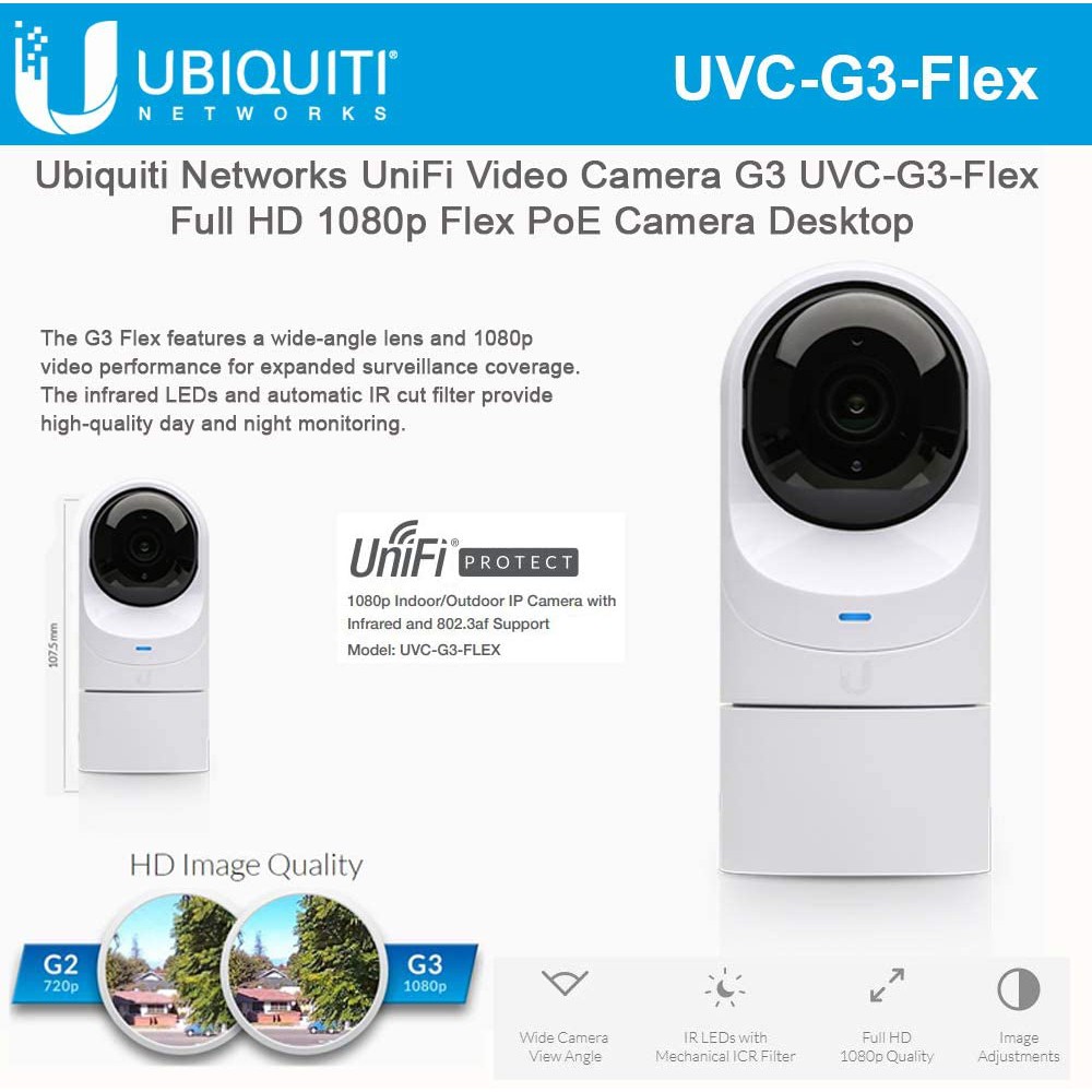 Ubiquiti UVC G3 FLEX UniFi Video Camera G3 FLEX