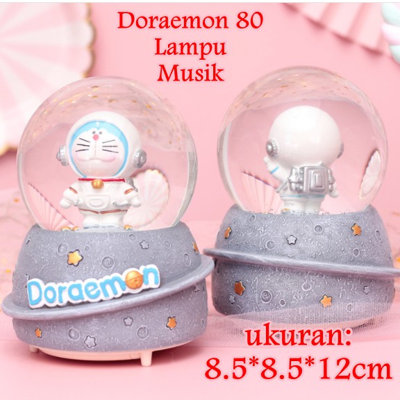 [ORGM] *80* Lampu Hias Snow Ball Frozen Doraemon Kecil