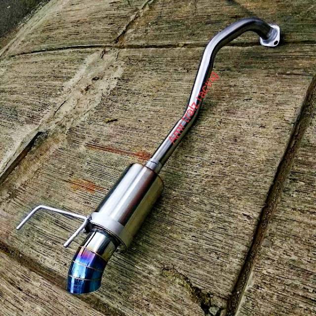 Knalpot bolt on Honda jazz GE8