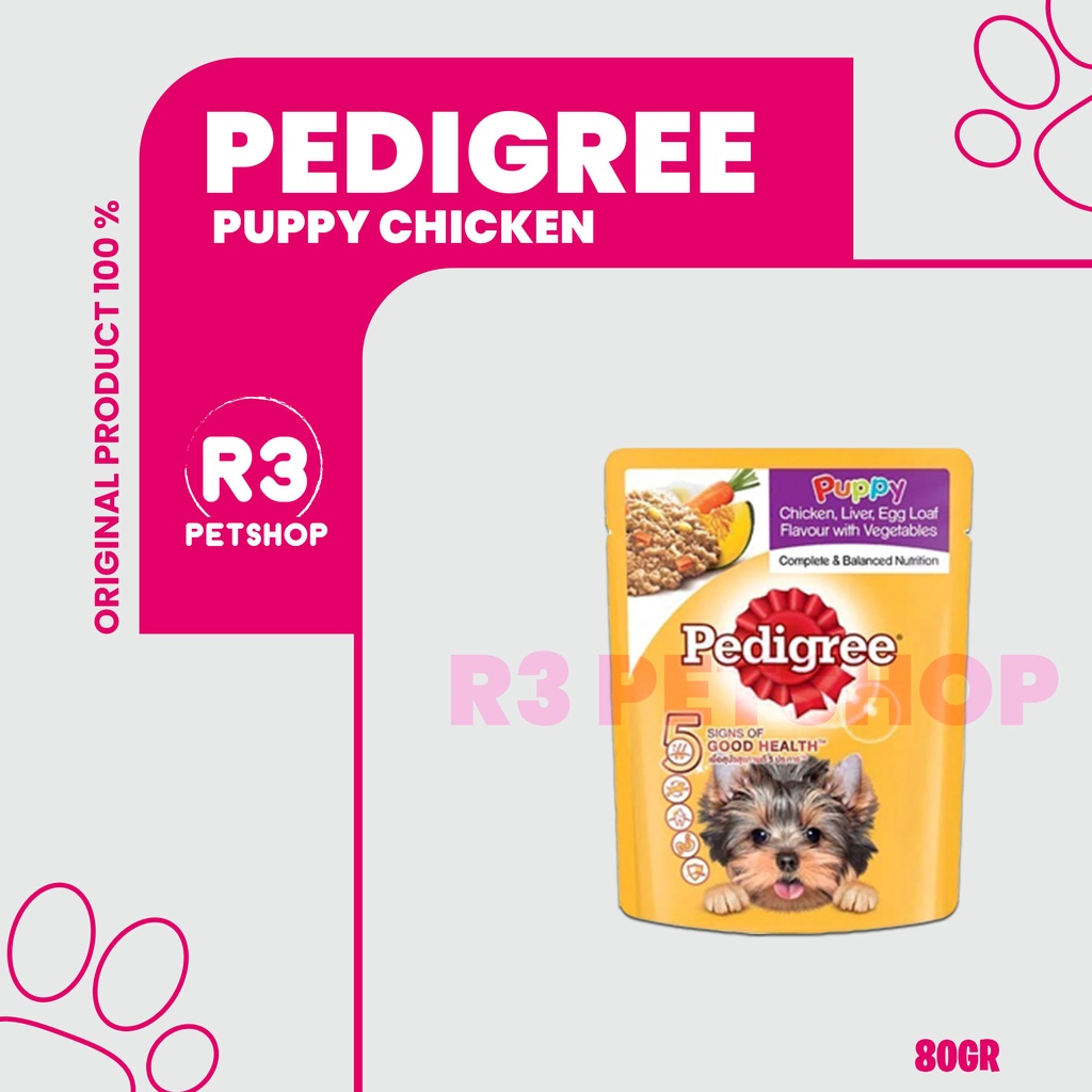 Makanan Anjing murah Pedigree pouch All Variant 80 gr