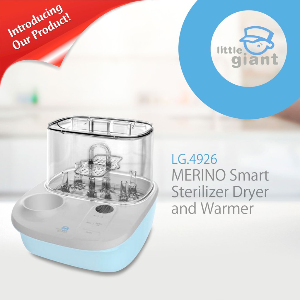 [PROMO FREE DRYING RACK] Little Giant Merino Smart Sterilizer Dryer and Warmer Steril Pengering dan Penghangat