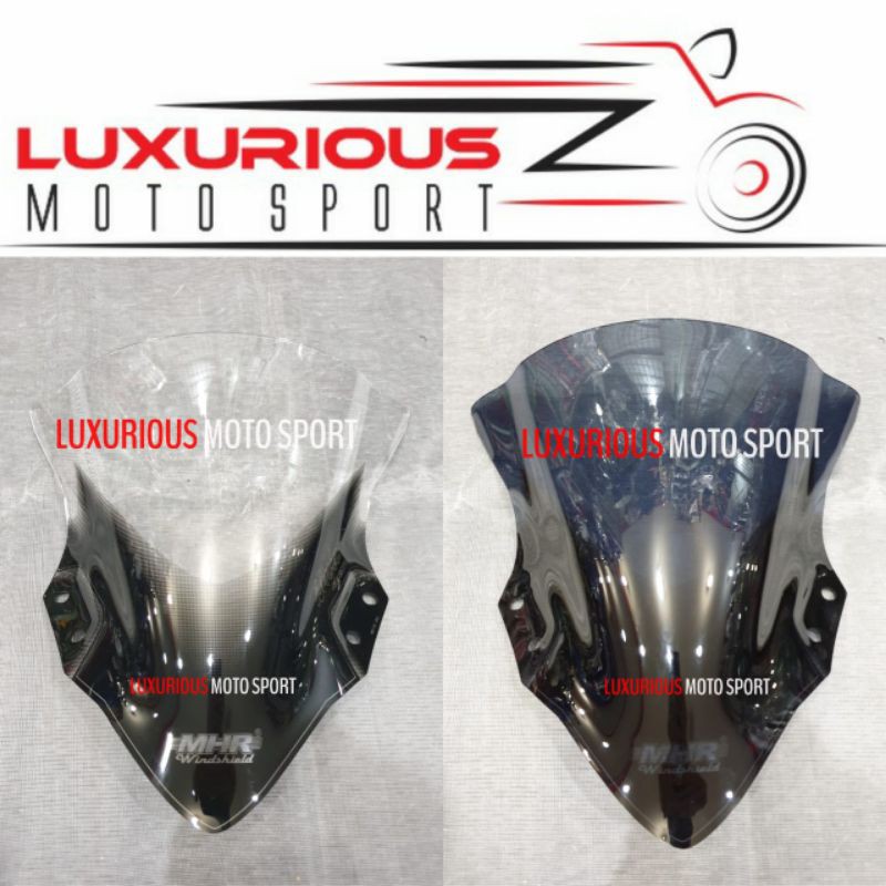 windshield mhr ninja250fi new windshield mhr karbon new ninja 250fi se