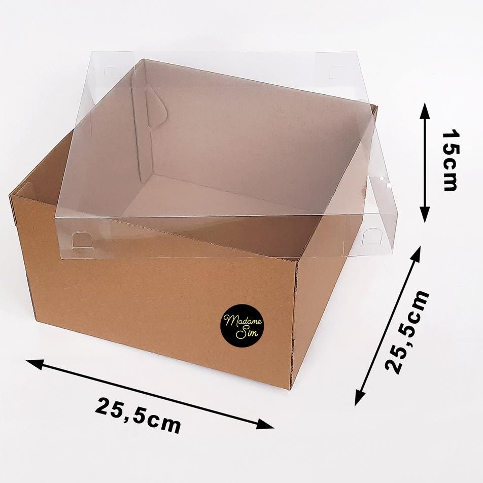 

Murah Terheboh BOX MIKA - DUS KUE - KOTAK - KARDUS 25 x 25 x 15 CM (ISI : 10 PCS)
