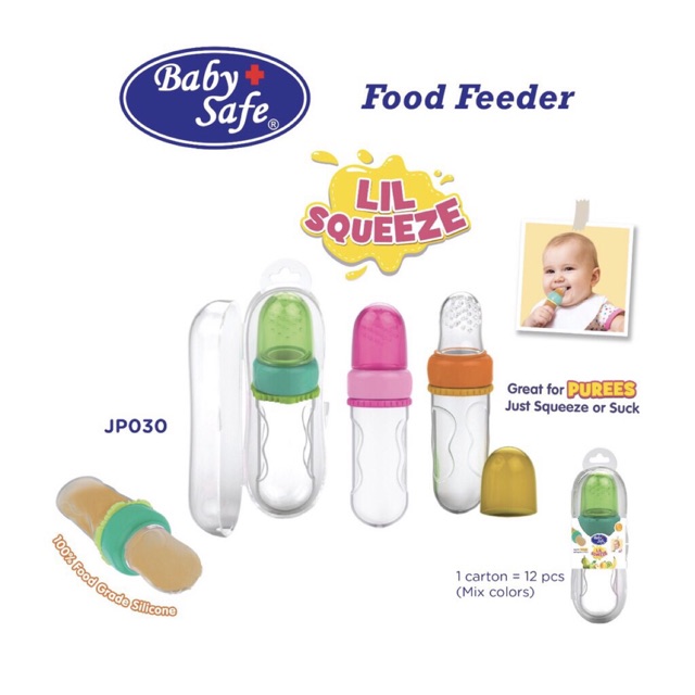 Baby Safe Fruit Feeder Lil Squeeze JP030/ Fruit Feeder JP033 Dot Empeng Buah