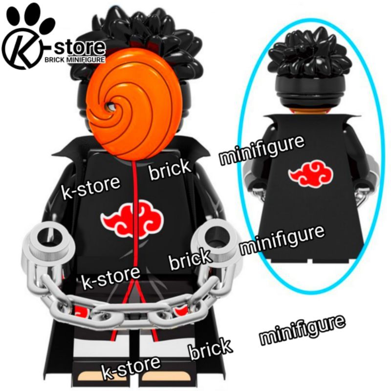 lego naruto obito uchiha tobi orange mask minifigure