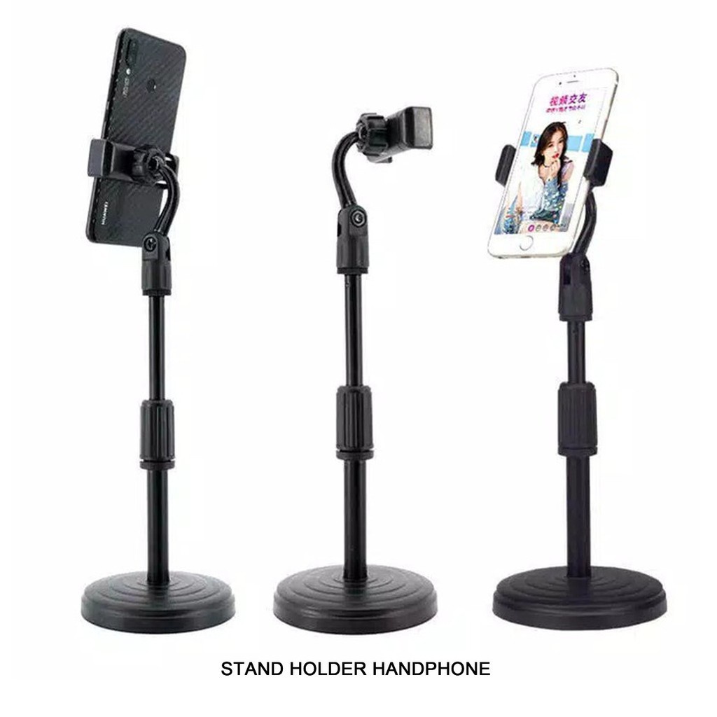 Phone holder  stand / STAND HOLDER HANDPHONE /Phone Holder Ponsel Multi Fungsi/Holder HP Stand LIVE Stand Rotary 360 Monopod