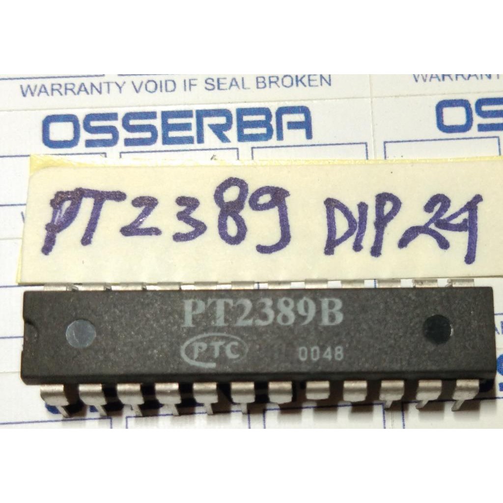 PT2389 PT2389B DIP24 PT2389-SN SSOP24 of 5 Preset Equalizer with Bass Booster & 3D Effect