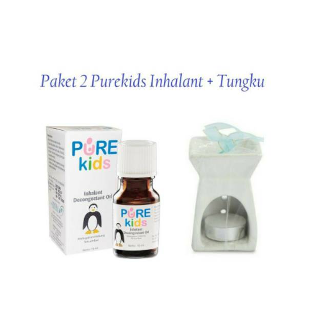 Paket PURE KIDS PUREKIDS INHALANT DECONGESTANT OIL 10 ML PELEGA HIDUNG TERSUMBAT