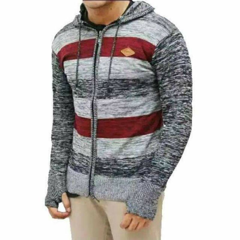 jaket sweater rajut tuwton felix premium