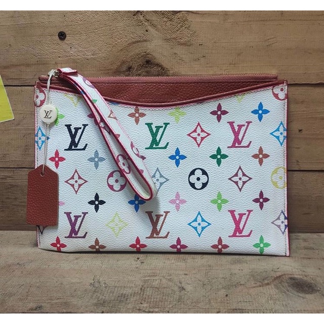 Tas Tangan LV Pouch Multi Colour
