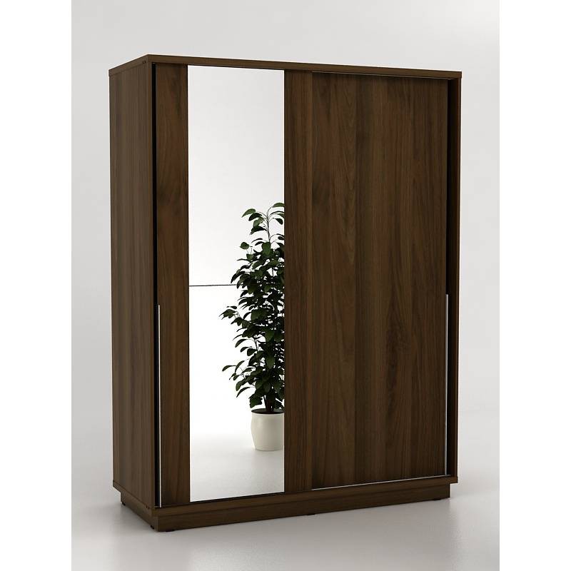 

JYSK Lemari Baju Murah Wardrobe Sliding Doors Ken 150X59X198CM Walnut