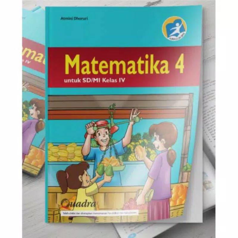 Buku Matematika Kelas 4 SD Penerbit Quadra