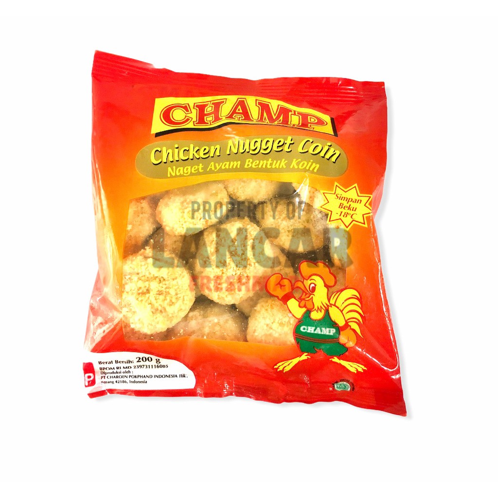 CHAMP CHICKEN NUGGET COIN 200GR / CHAMP NUGGET COIN 200GR