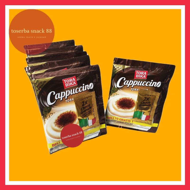 

TORABIKA CAPPUCINO/Kopi Instan Bubuk Rasa Cappucino (25 gram × 10 pcs)