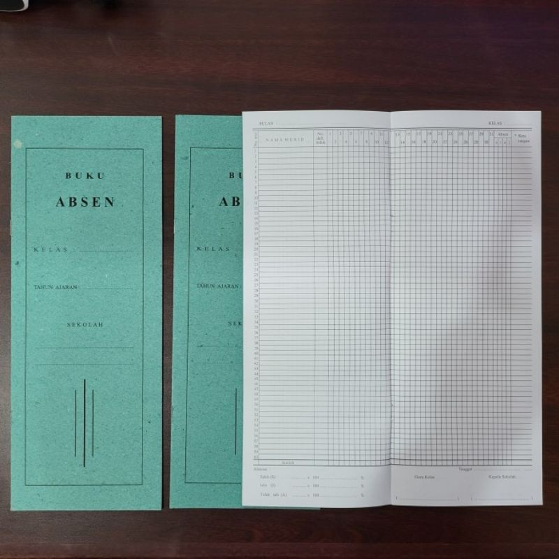 Buku Absen Siswa - Buku Absen