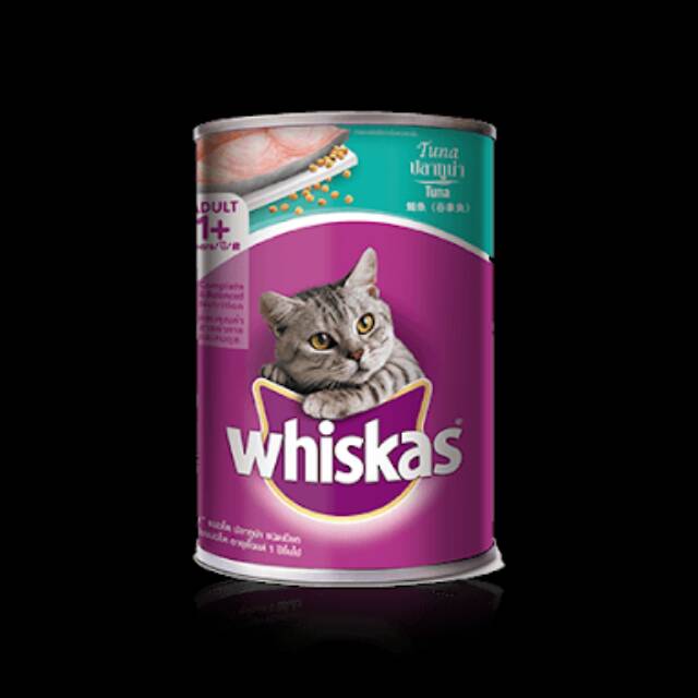 Whiskas kaleng 400gr pakan kucing wet food