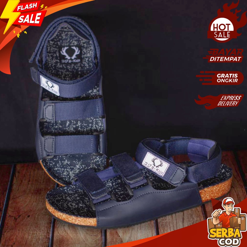 EXTREME_CORPS - Sandal Casual Premium - Sandal Traveling Pria - Outdoor - Walker Original - Sandal T