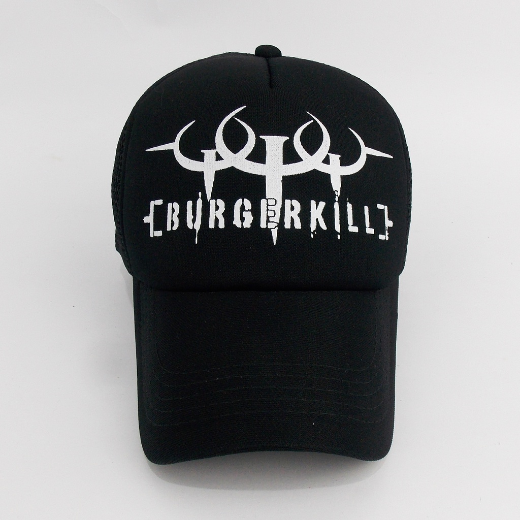 TOPI MUSIK UNDERGROUND - TOPI MUSIK BURGERKILL  01 - SNAP BACK MUSIK - TOPI PRIA - SNAP BACK PRIA - TRUCKER PRIA - MUSIK JERUJI - HELLPRINT - SERINGAI